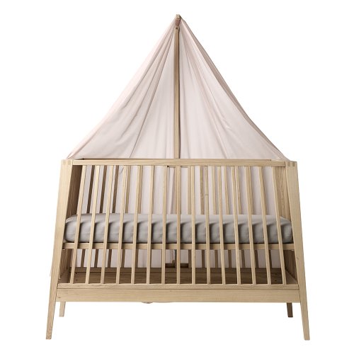 Voile de lit bébé Linea Luna - Rose pâle